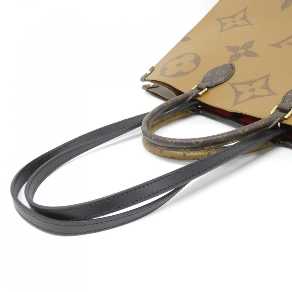 Louis Vuitton Marron Coated Canvas Handbag