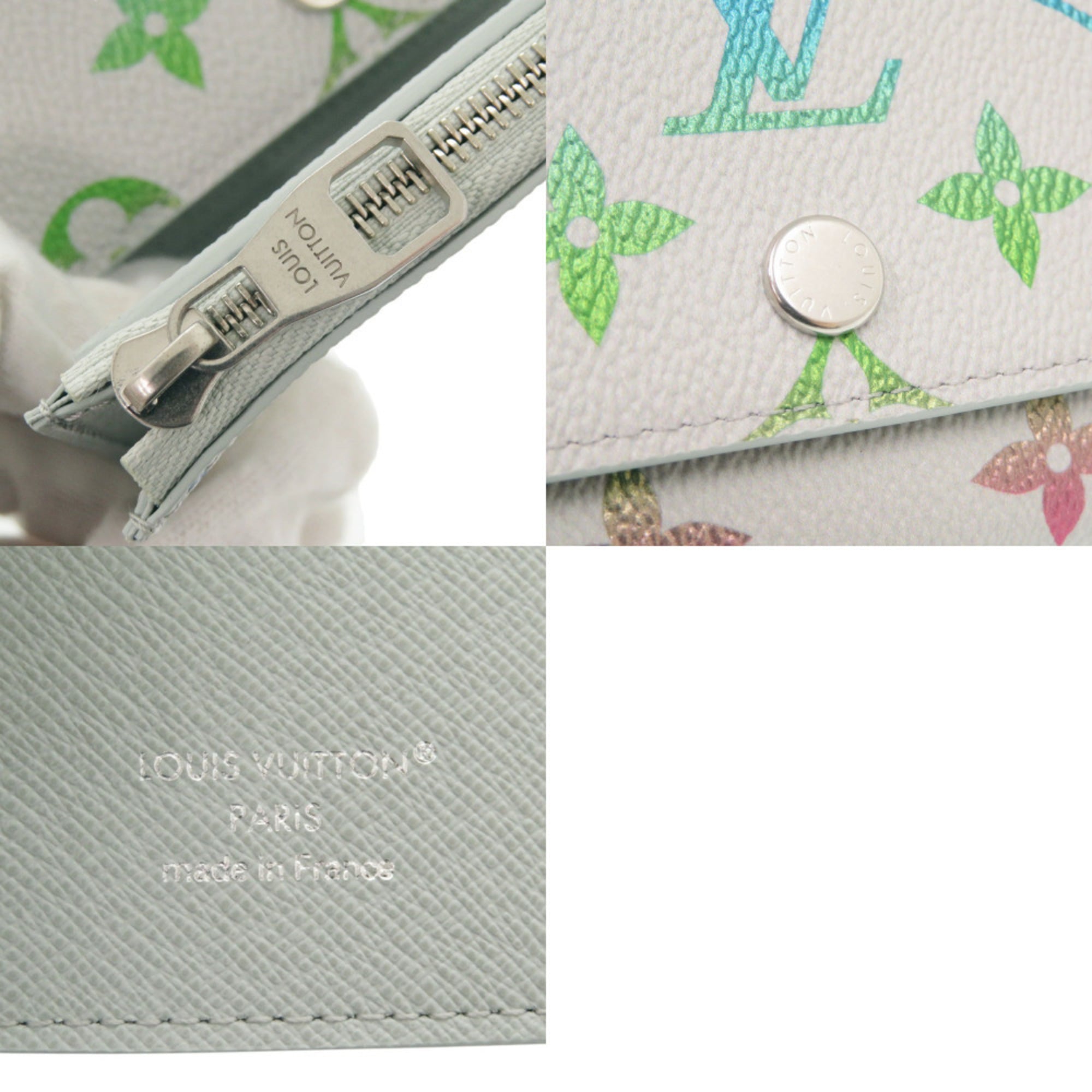 Louis Vuitton Gray Monogram Wallet (Tri-Fold)