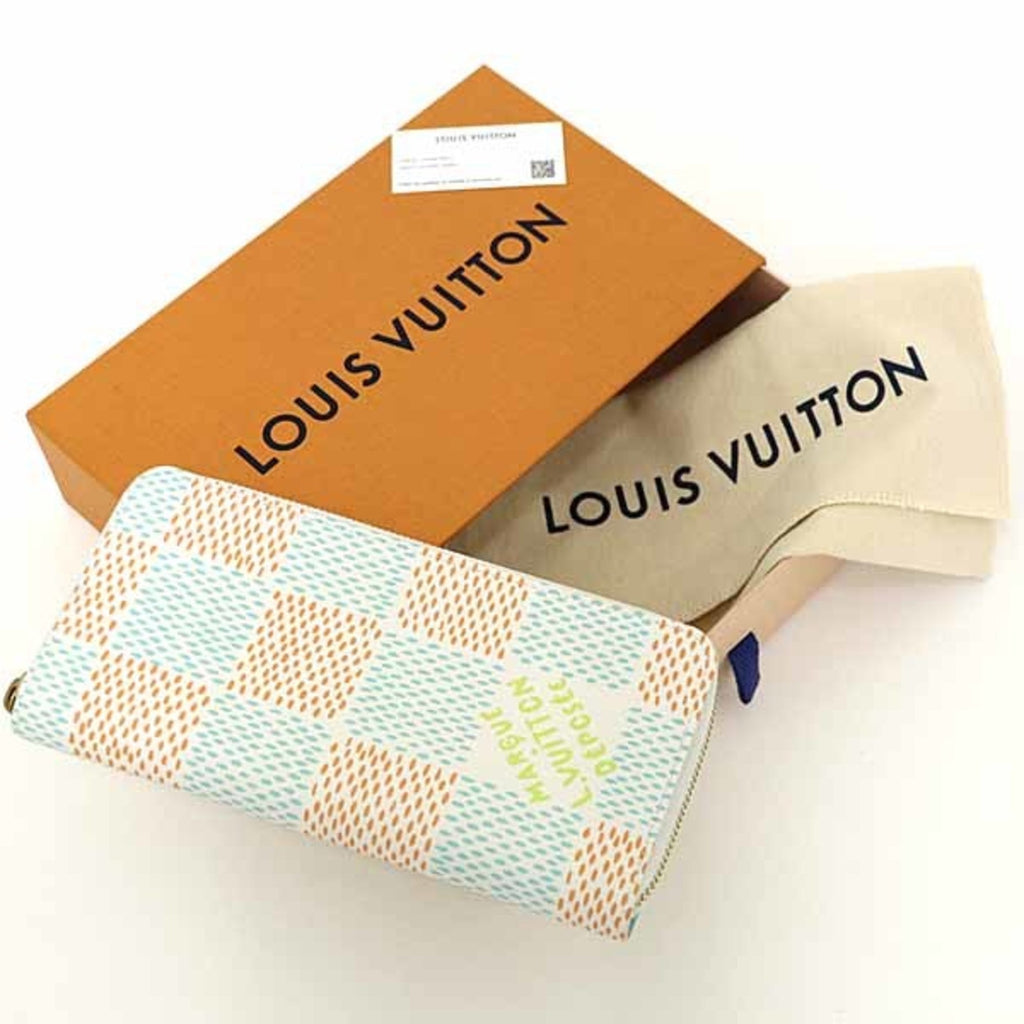 Louis Vuitton Damier Multi-Color White Long Wallet
