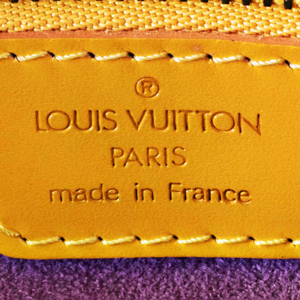 Louis Vuitton Yellow Epi Leather Shoulder Bag