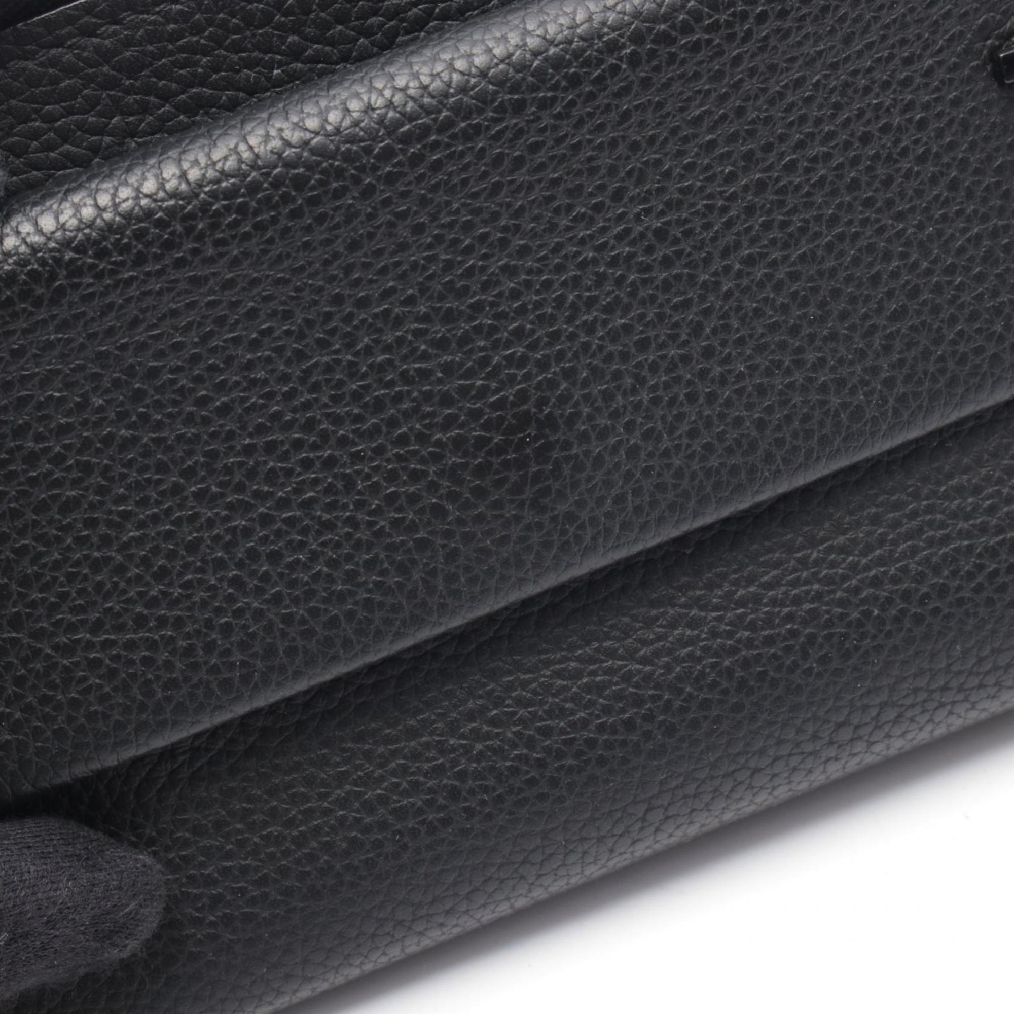 Louis Vuitton Black Noir Leather Long Wallet