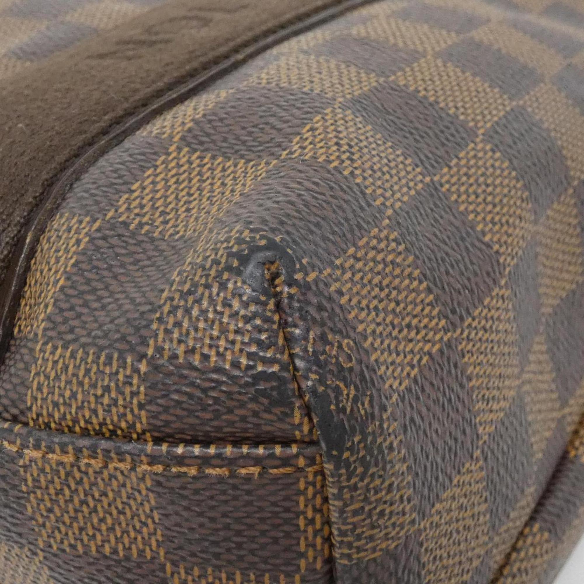 Louis Vuitton Brown Coated Canvas Handbag