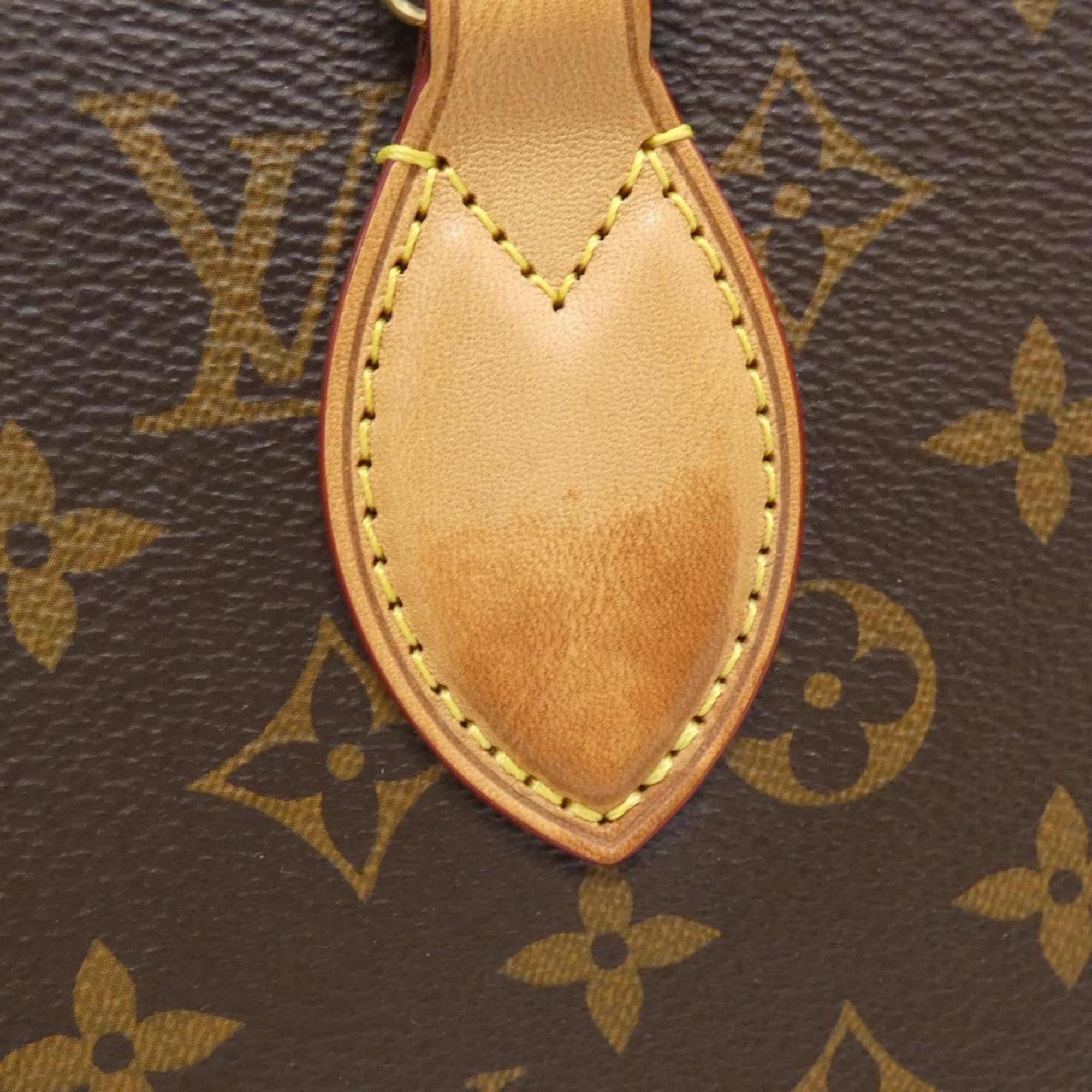 Louis Vuitton Brown Marron Coated Canvas Handbag