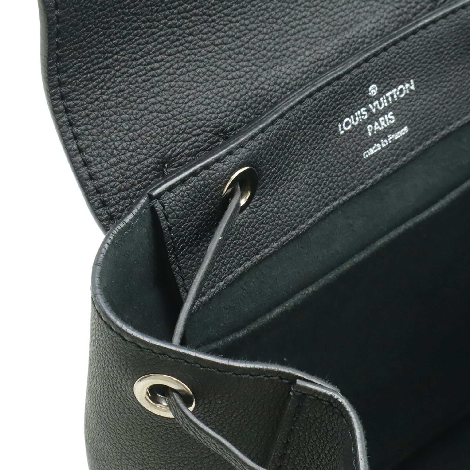 Louis Vuitton Black Noir Leather Backpack