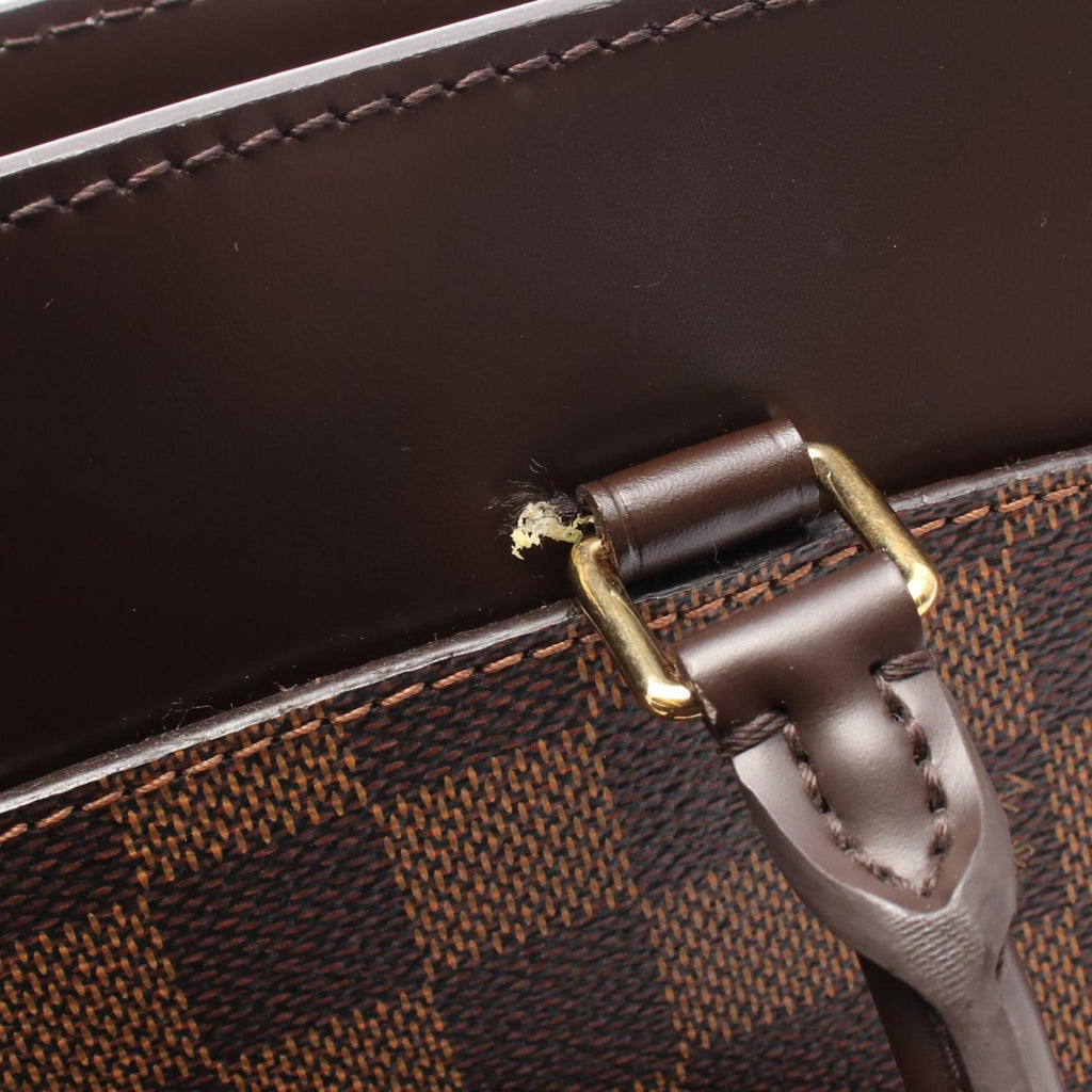 Louis Vuitton Brown Damier Canvas Ebene Coated Canvas Leather Handbag
