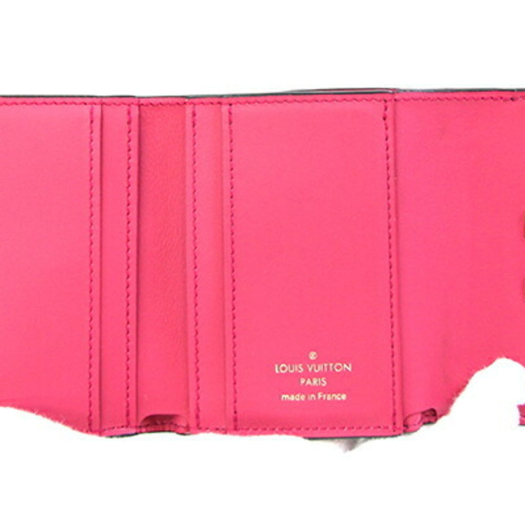 Louis Vuitton Noir Leather Wallet (Tri-Fold)