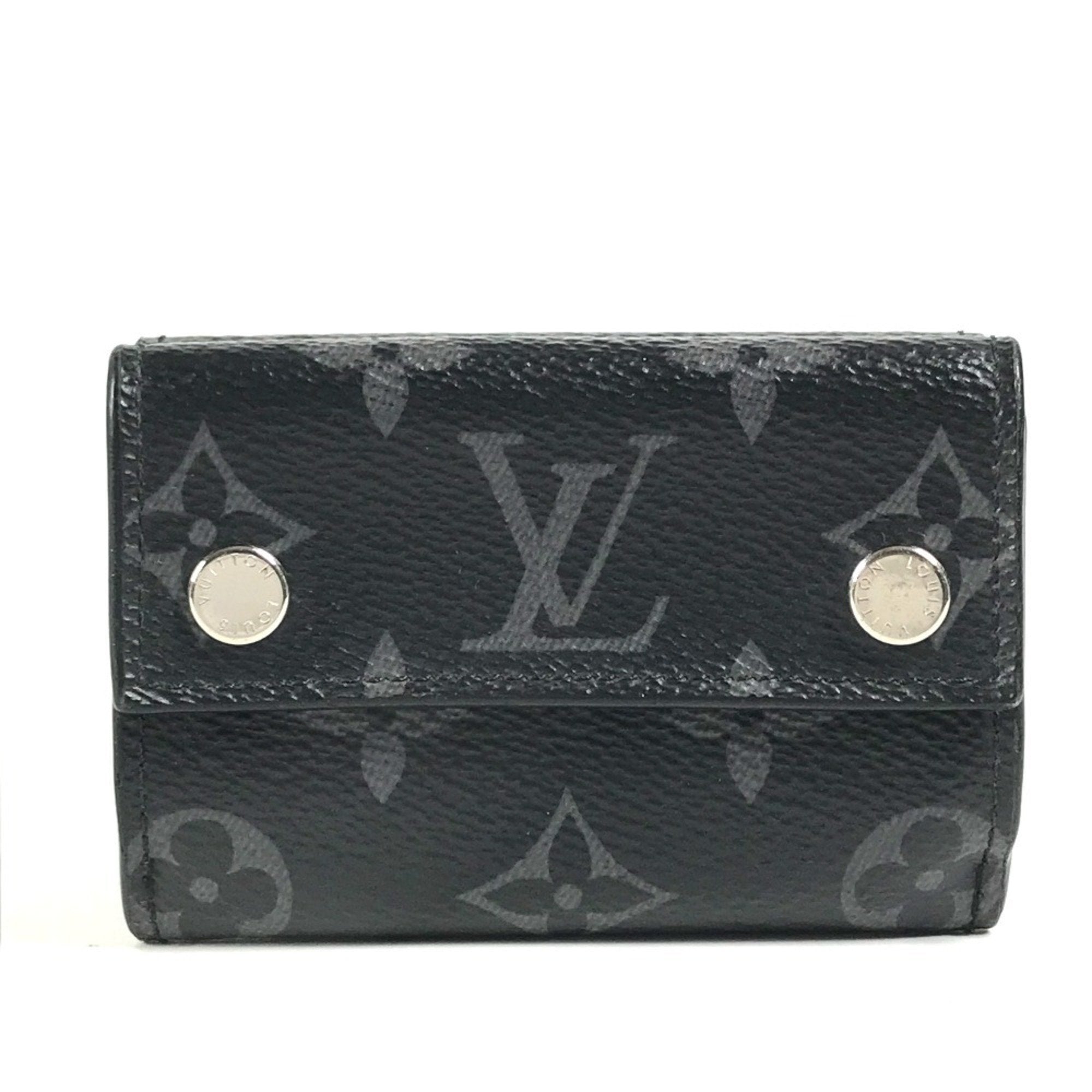Louis Vuitton Monogram Eclipse Black Monogram Eclipse Wallet (Tri-Fold)