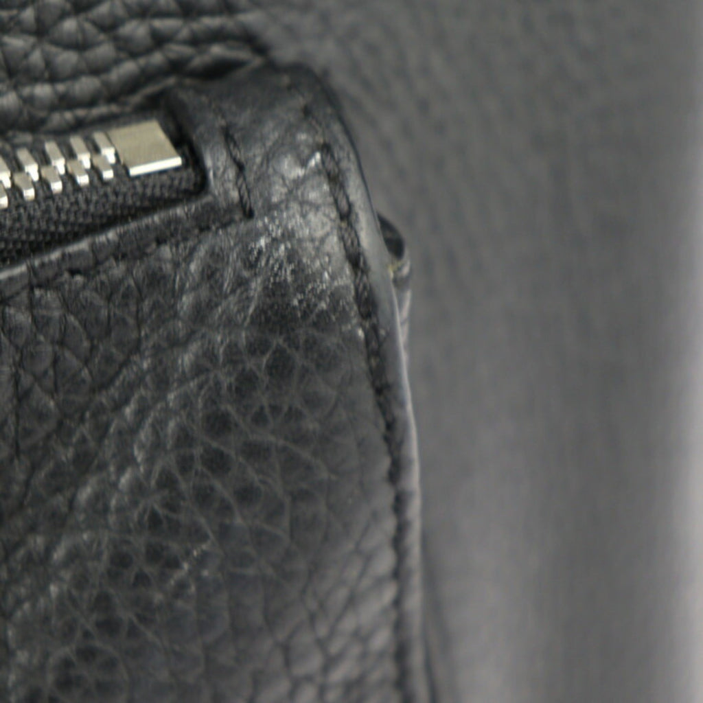 Louis Vuitton Black Leather Shoulder Bag