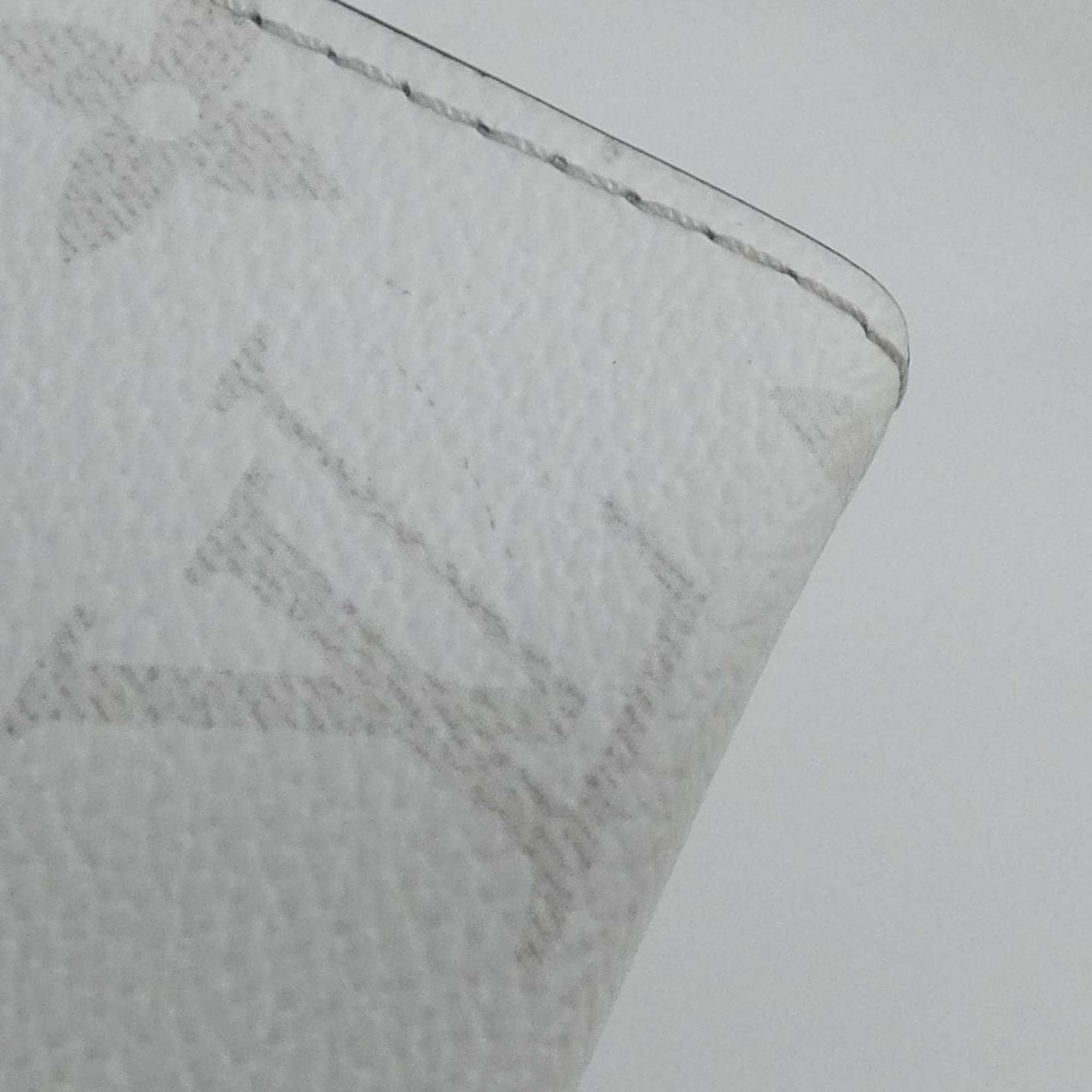 Louis Vuitton White Coated Canvas Leather Shoulder Bag