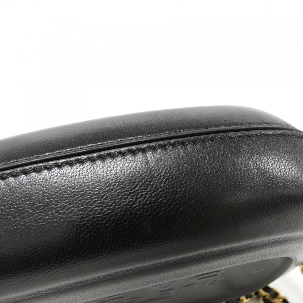 Chanel Black Leather Shoulder Bag