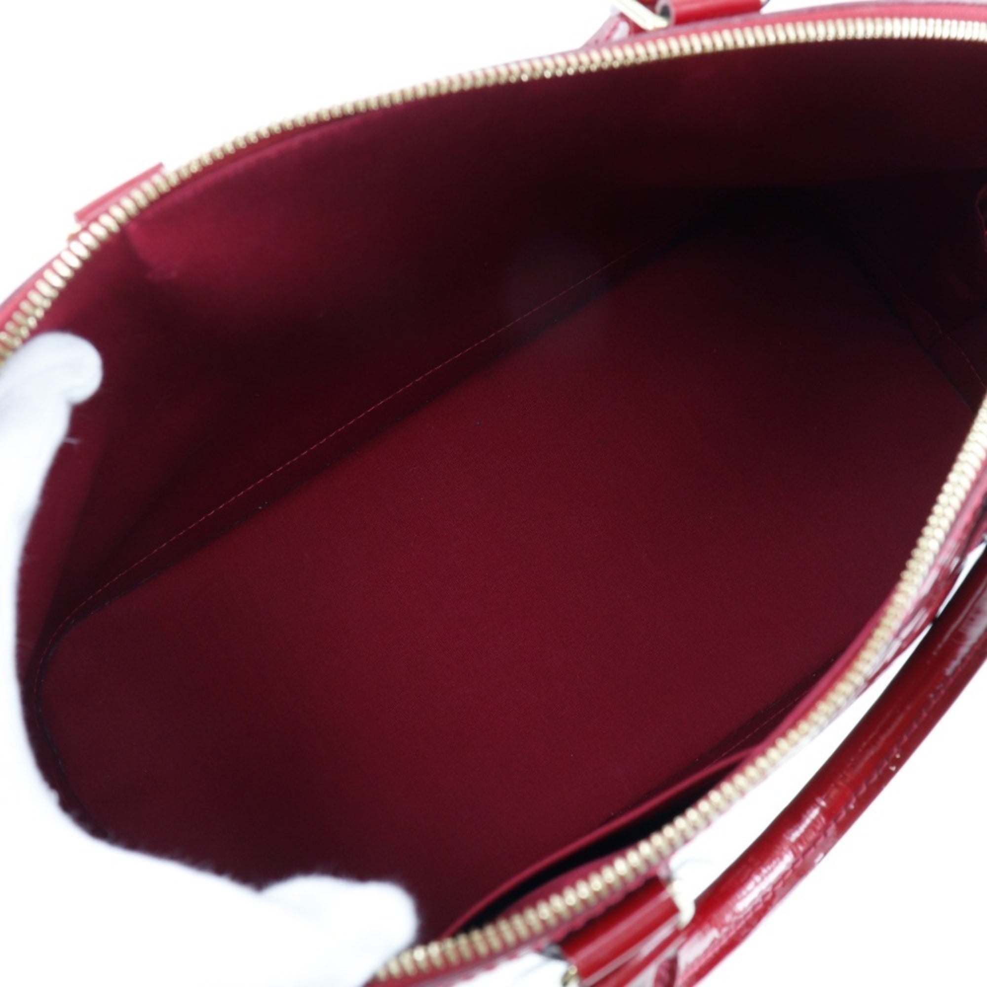 Louis Vuitton Pomme D'amour Red Color Monogram Vernis Handbag