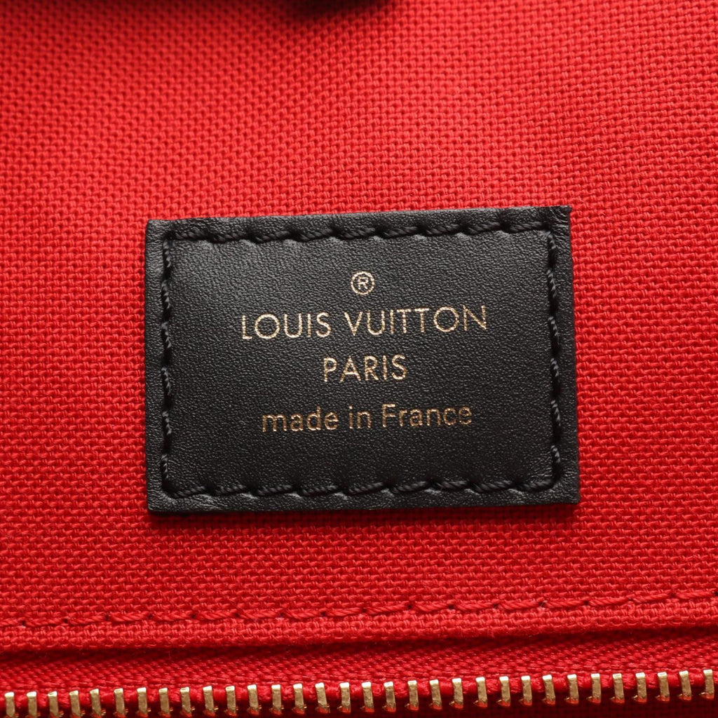 Louis Vuitton Brown Coated Canvas Leather Shoulder Bag