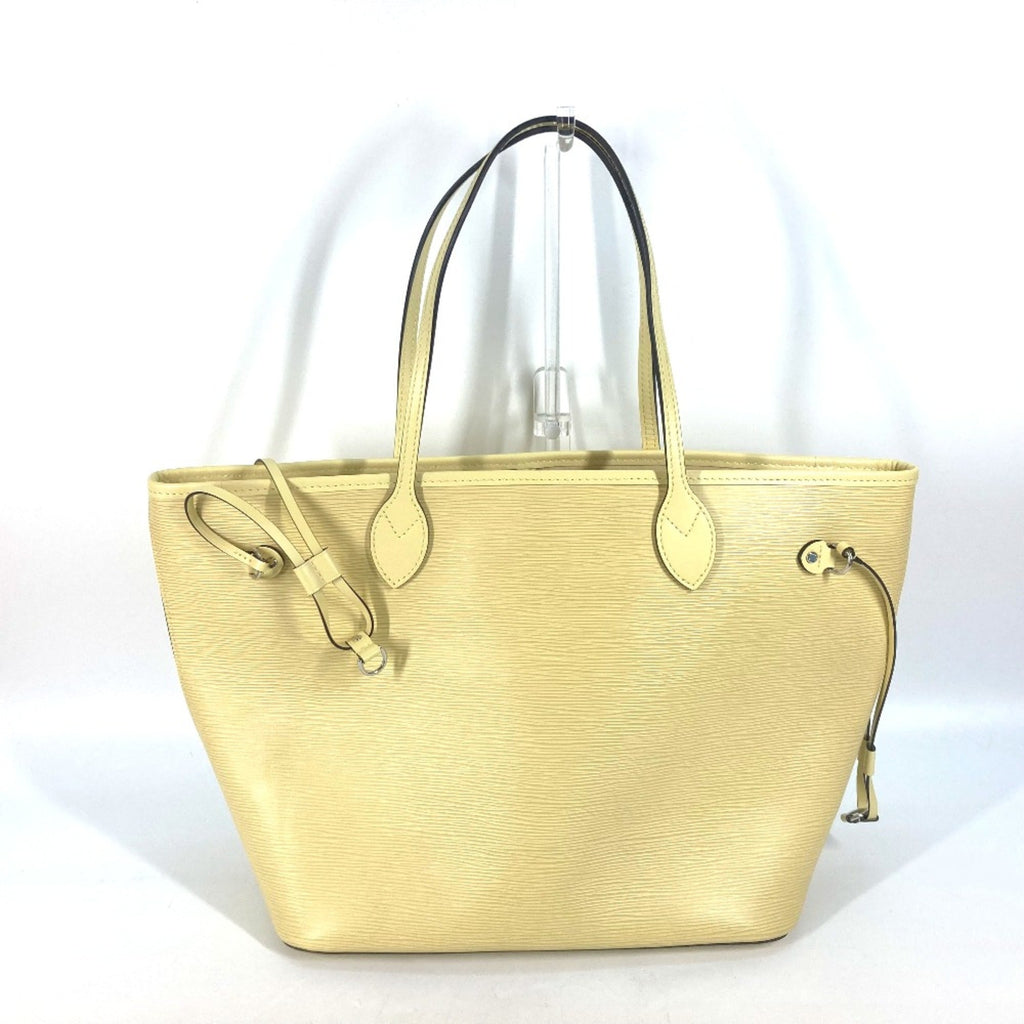 Louis Vuitton Yellow Leather Tote Bag