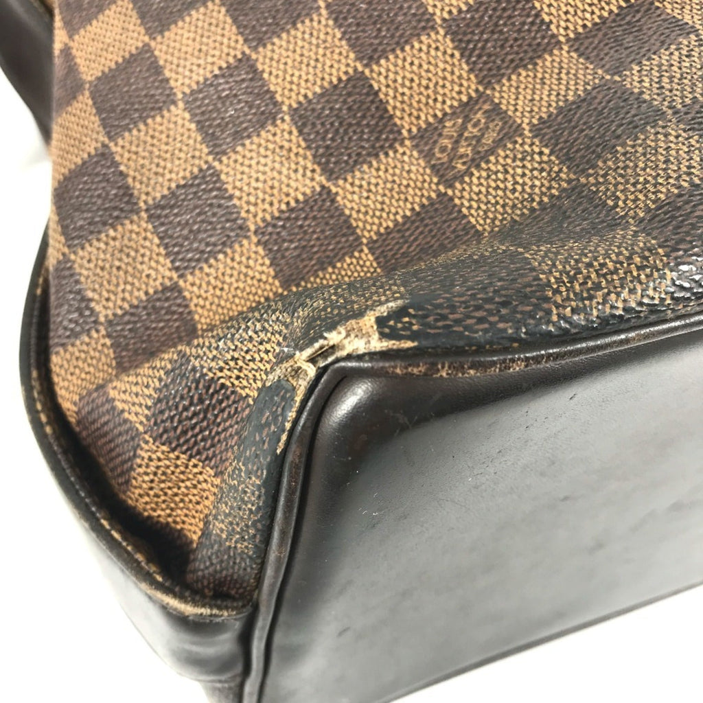 Louis Vuitton Brown Damier Canvas Shoulder Bag Tote Bag