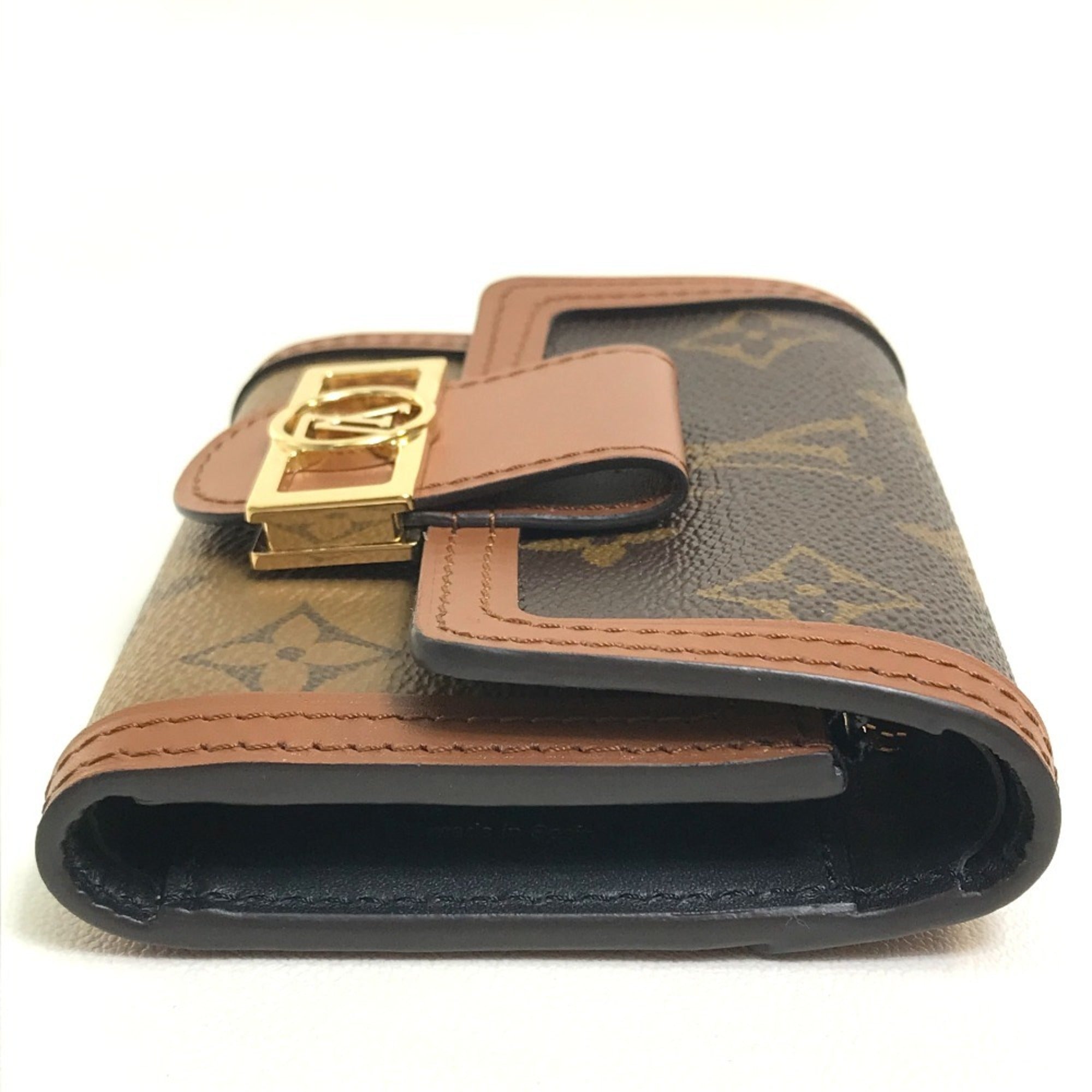 Louis Vuitton Monogram Reverse Brown Monogram Monogram Reverse Monogram Reverse Monogram Wallet (Tri-Fold)