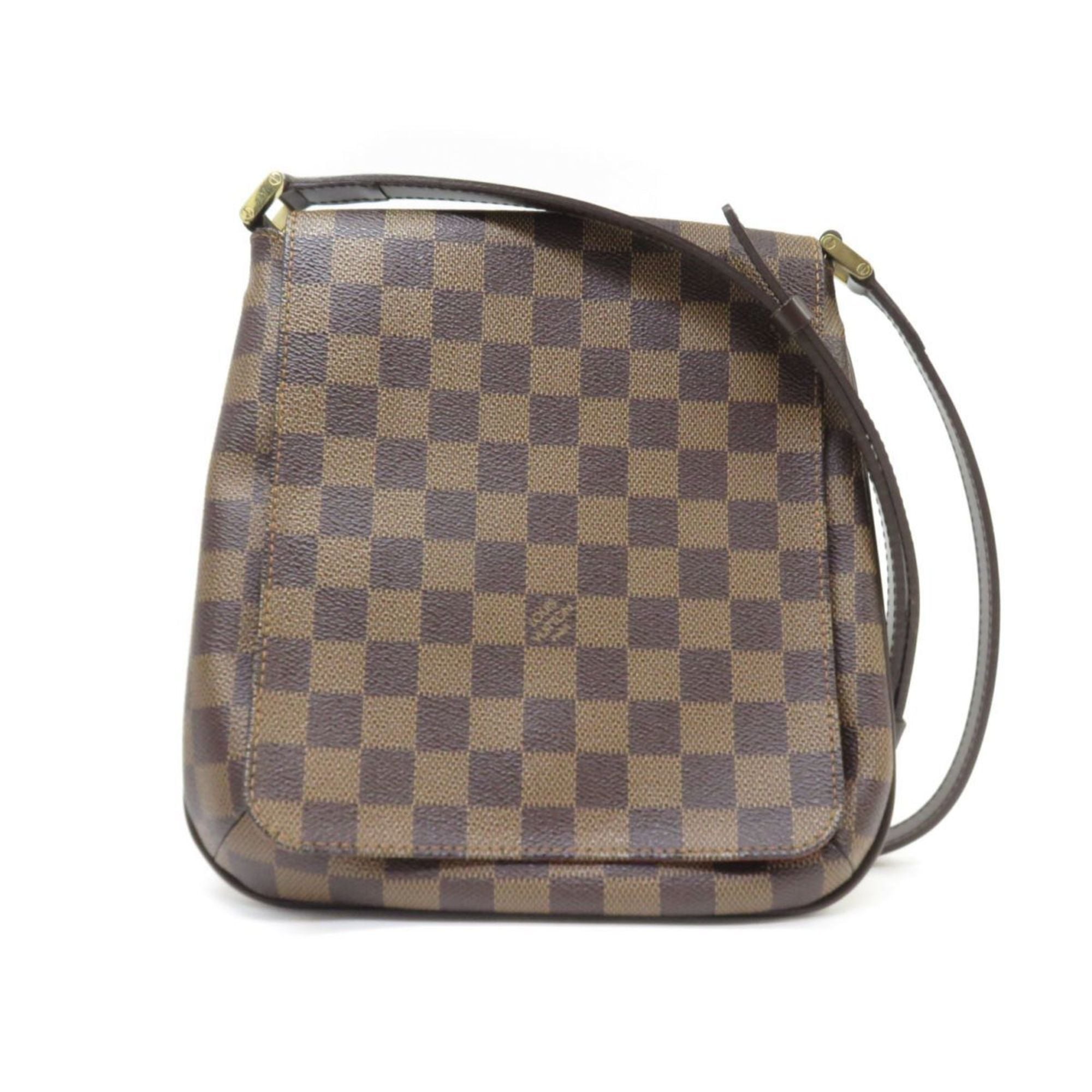 Louis Vuitton Brown Ebene Damier Canvas Shoulder Bag