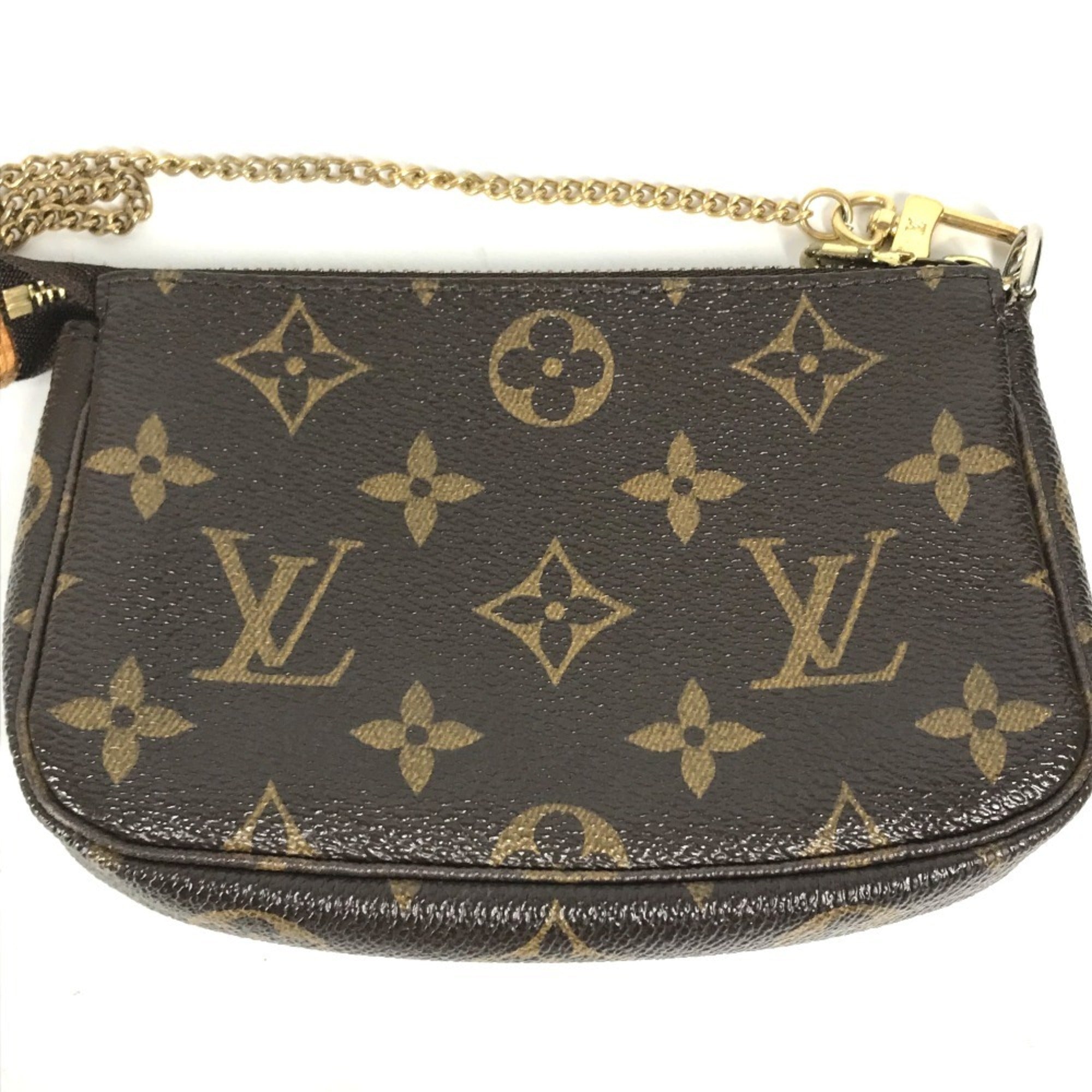 Louis Vuitton Brown Canvas Handbag Pochette