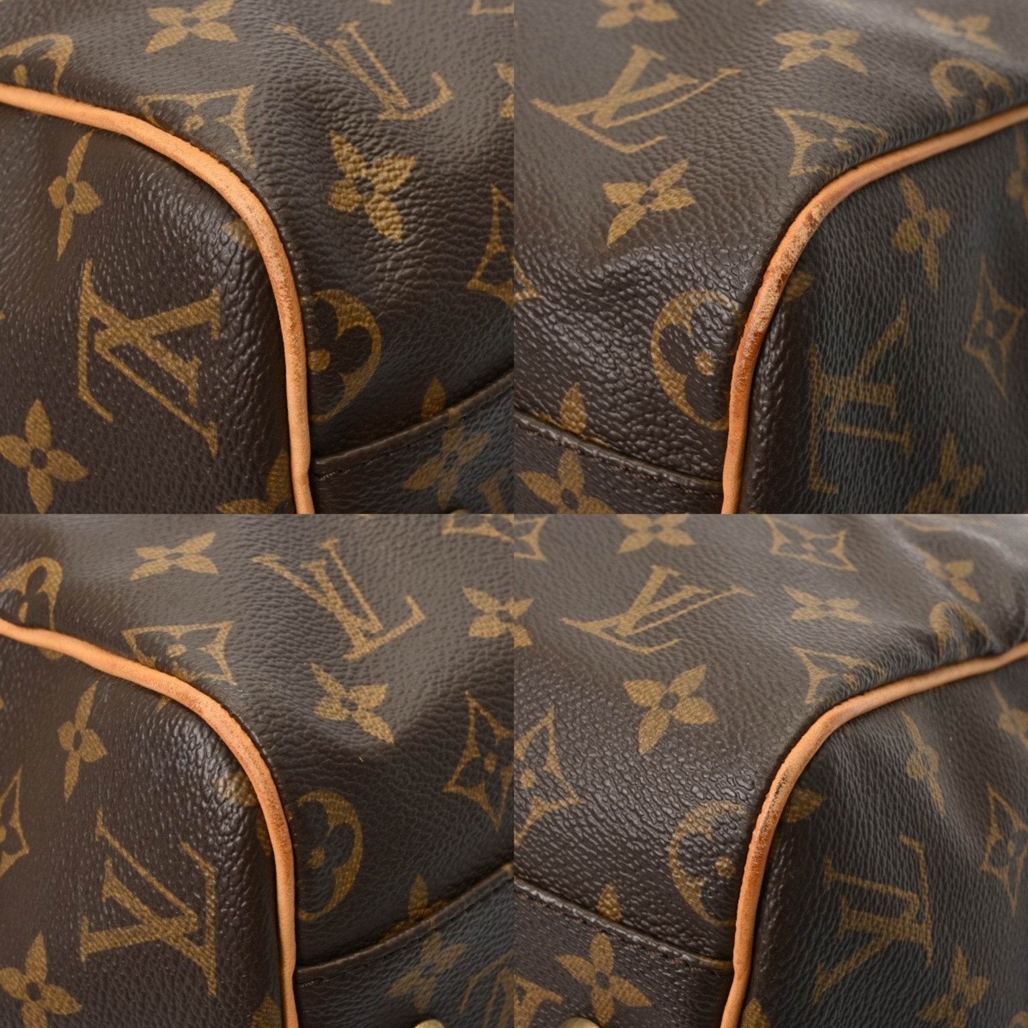 Louis Vuitton Brown Monogram Canvas Boston Bag