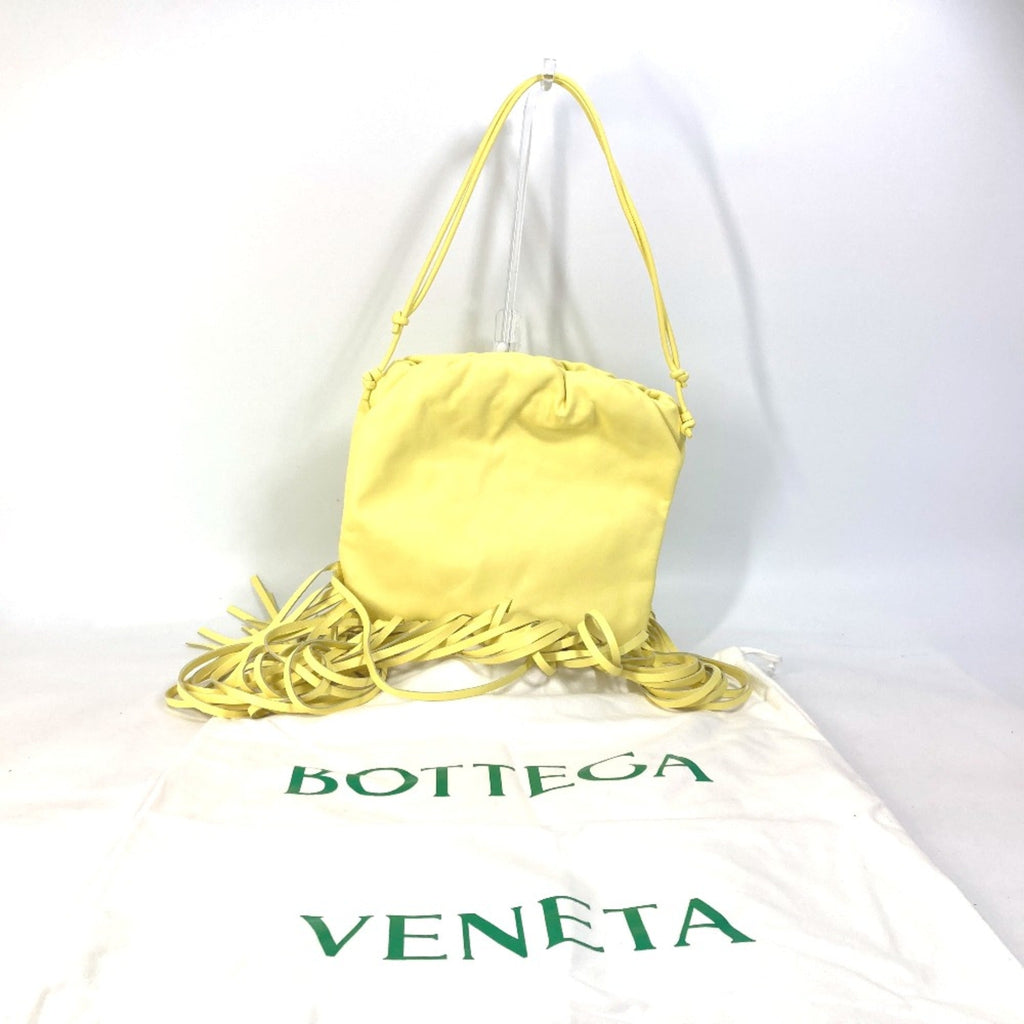 Bottega Veneta Yellow Leather Shoulder Bag