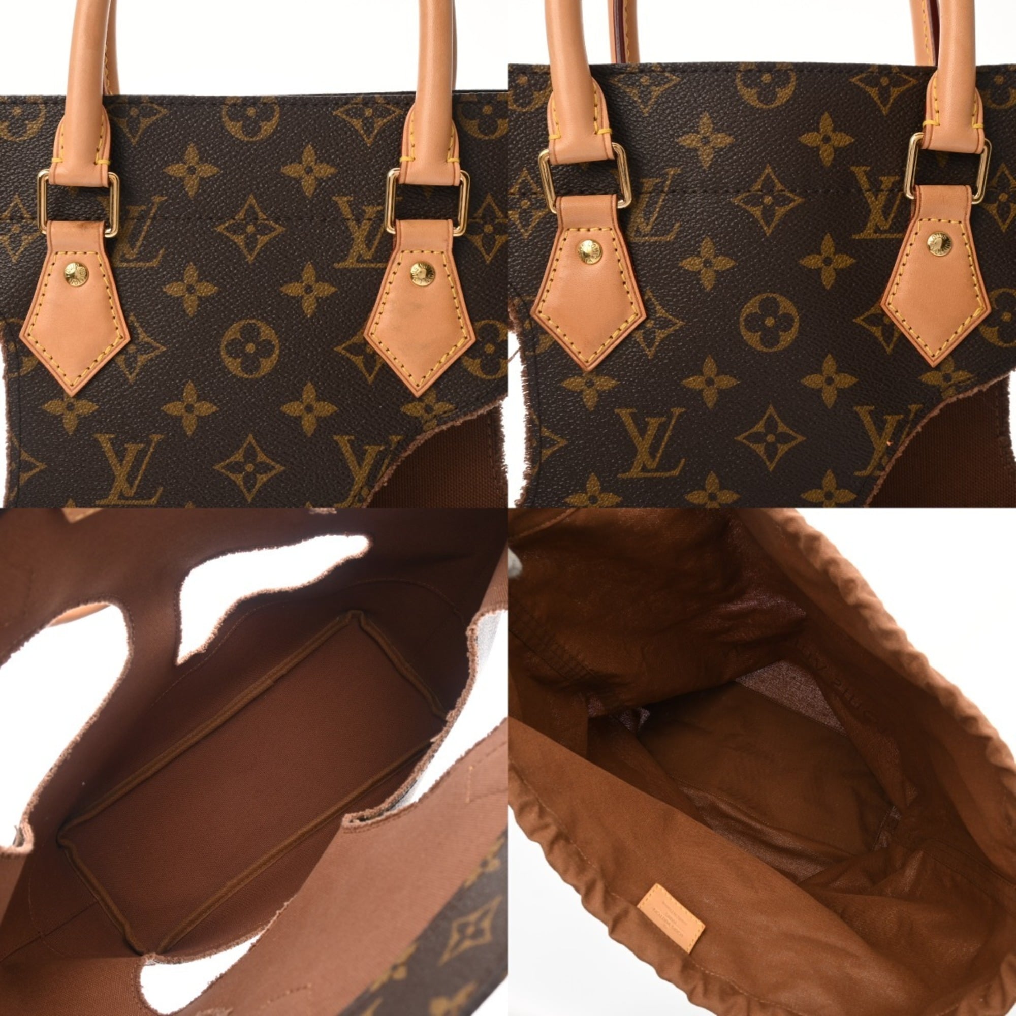 Louis Vuitton Brown Monogram Tote Bag