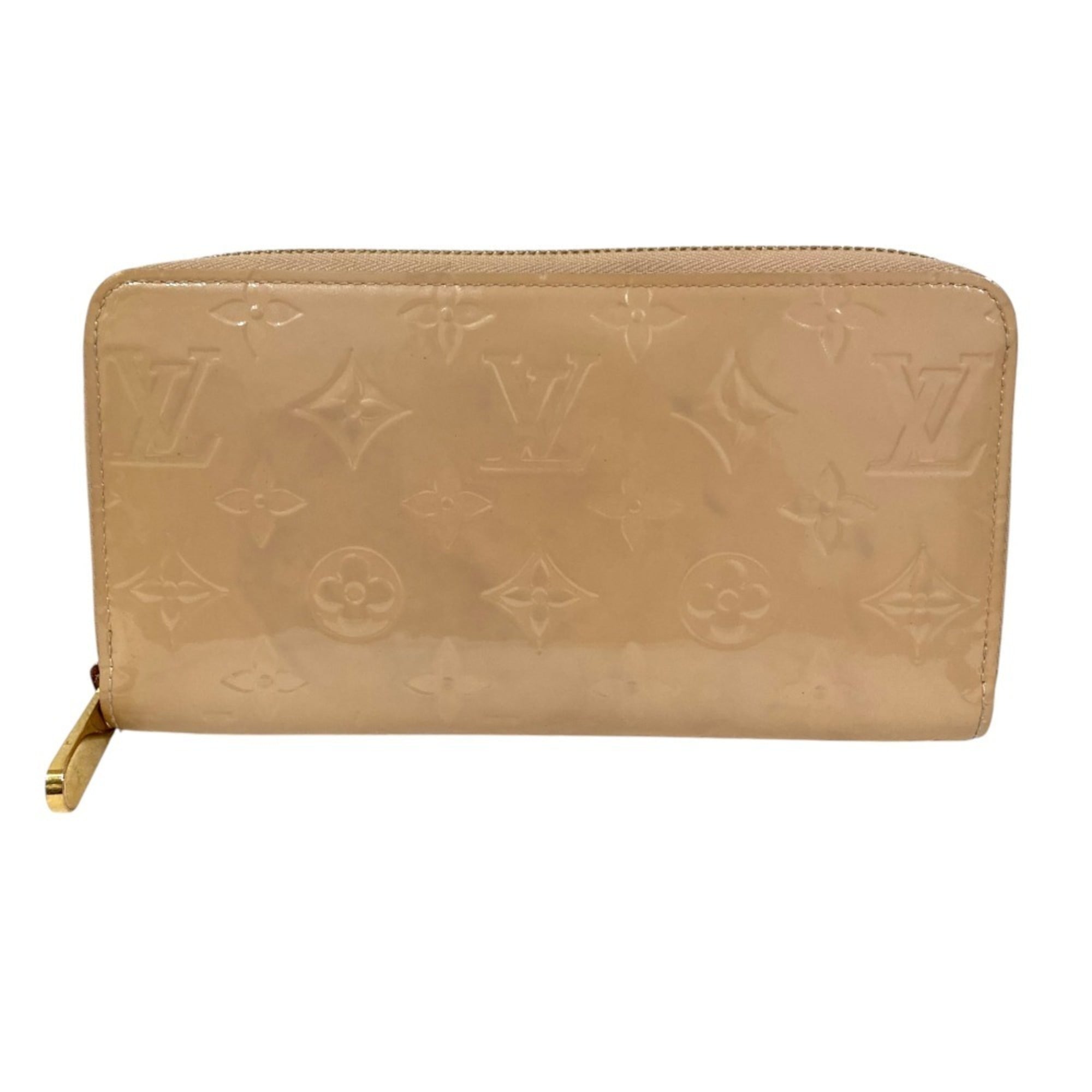 Louis Vuitton Beige Monogram Vernis Wallet