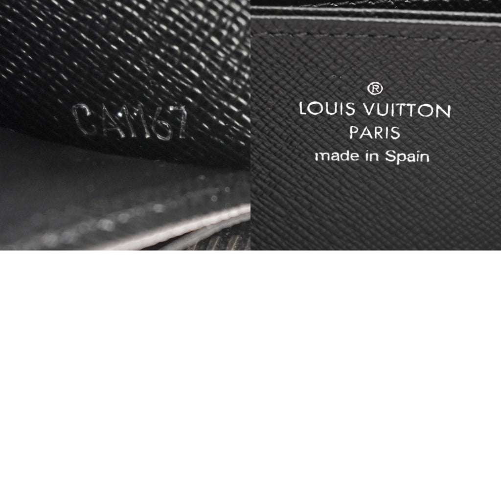 Louis Vuitton Noir Leather Long Wallet