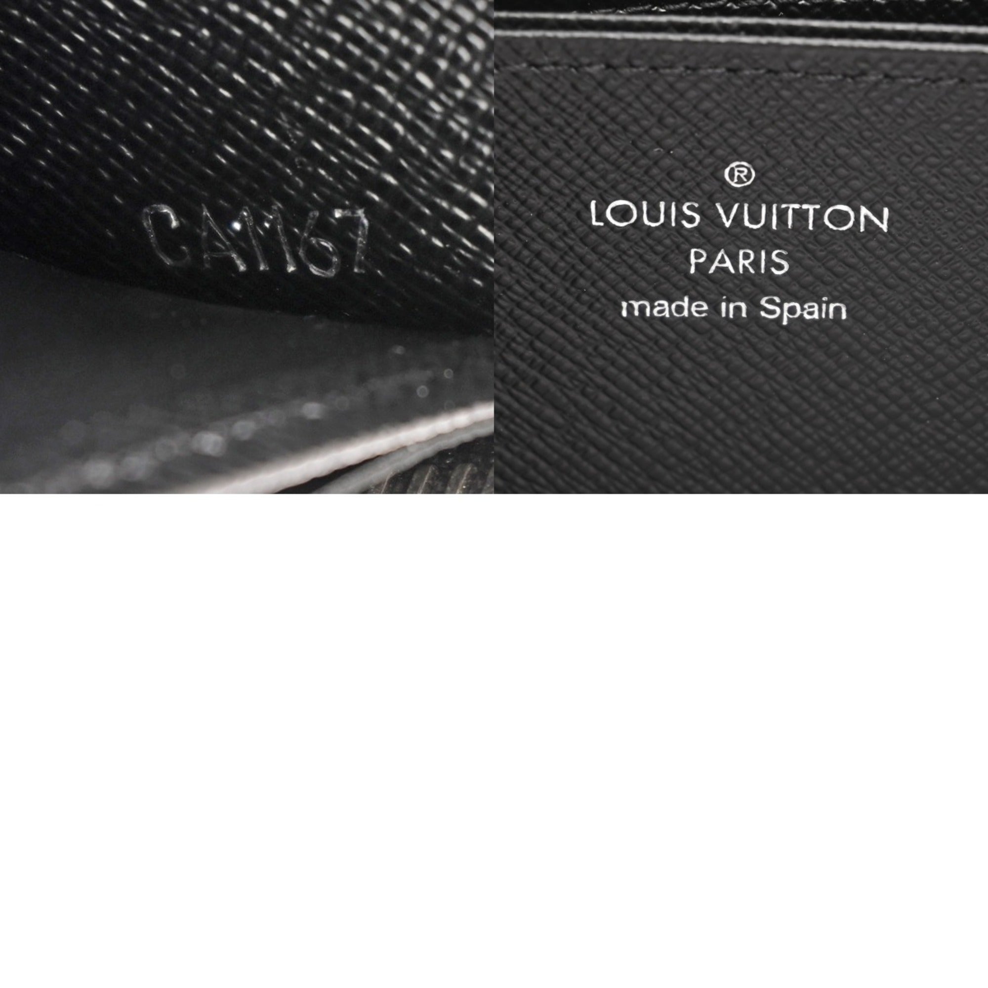 Louis Vuitton Noir Leather Long Wallet