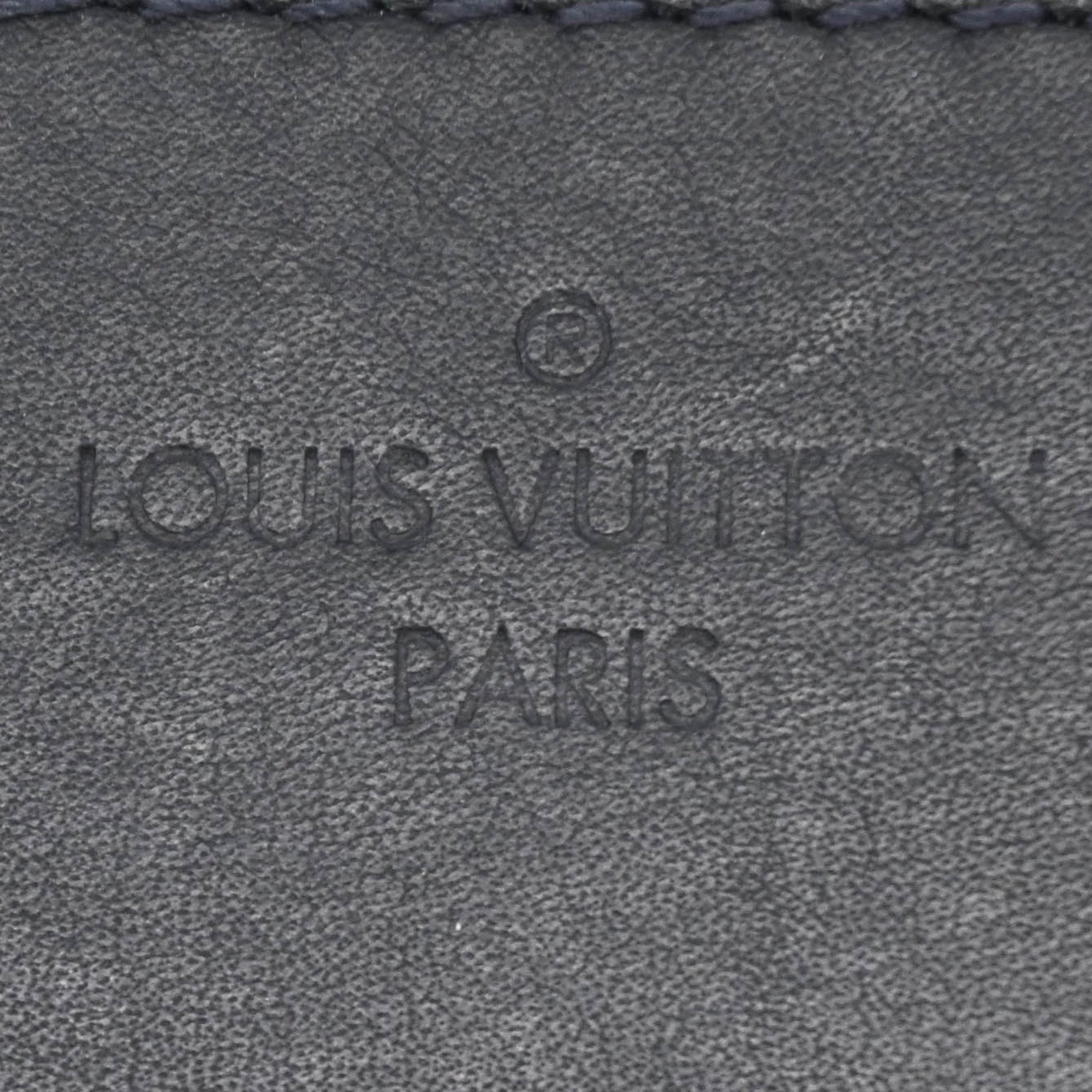 Louis Vuitton Navy White Canvas Backpack