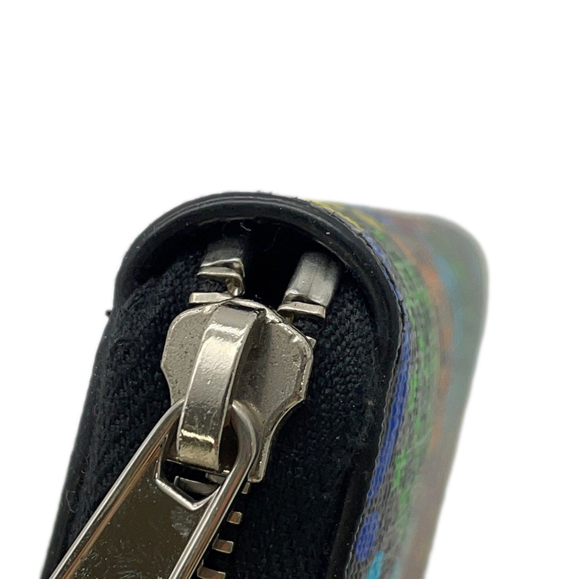 Gucci Black Multi-Color Long Wallet (Bi-Fold) (Pre-Owned)
