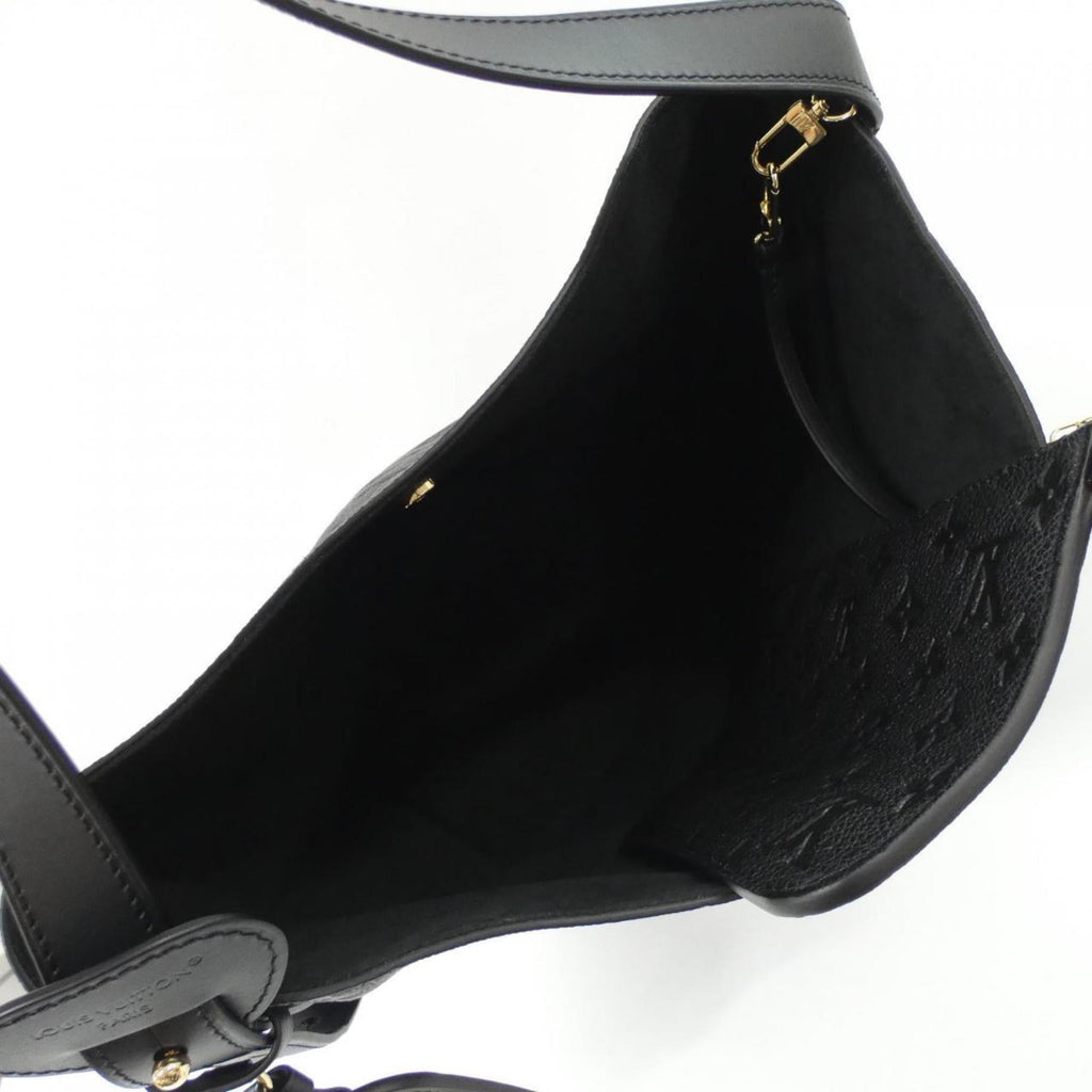 Louis Vuitton Black Leather Shoulder Bag