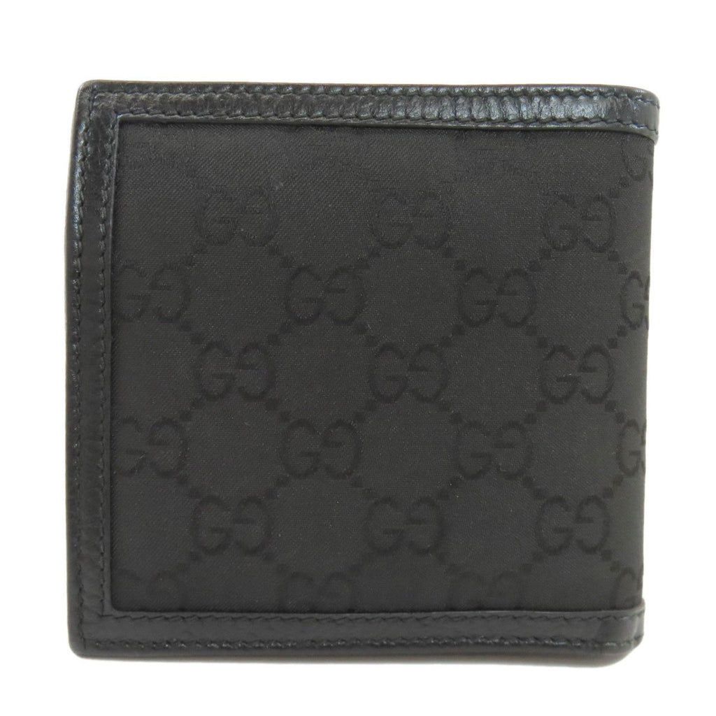 Gucci Black Nylon Wallet (Bi-Fold) (Pre-Owned)