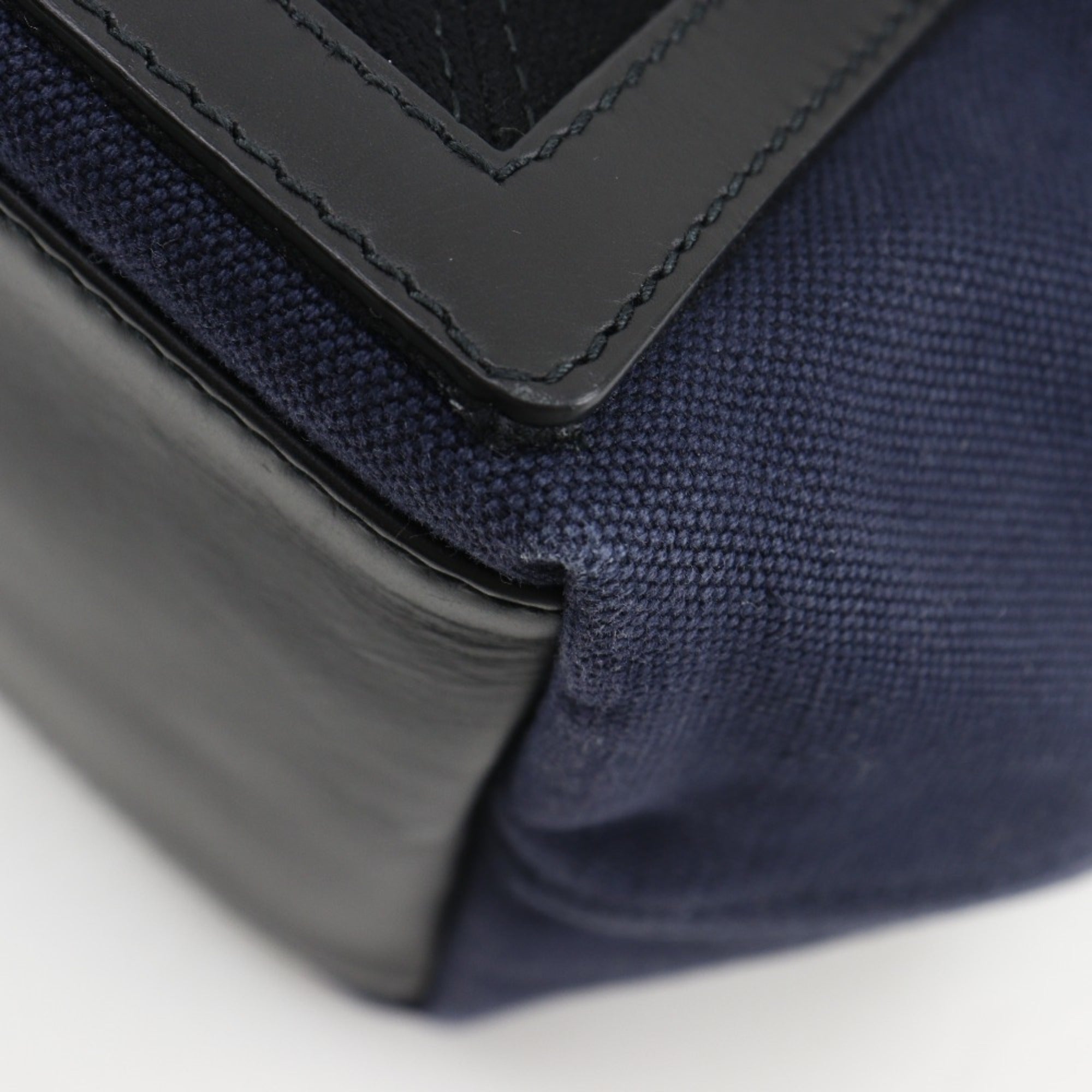 Balenciaga Navy Canvas Tote