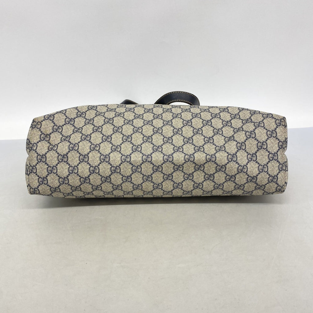 Gucci Navy Pvc Tote Bag (Pre-Owned)
