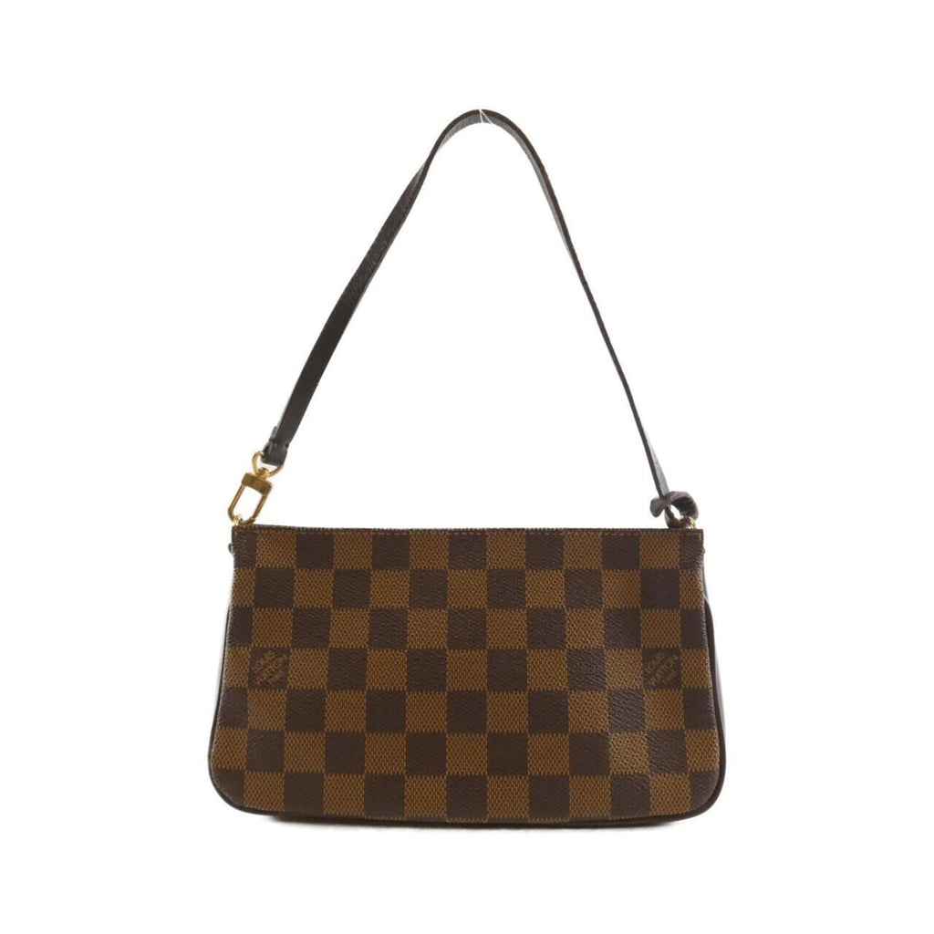 Louis Vuitton Brown Coated Canvas Pouch