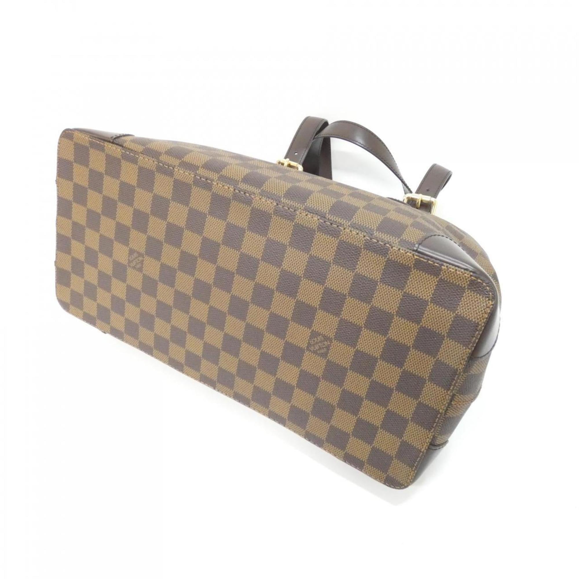 Louis Vuitton Damier Ebene Coated Canvas Handbag