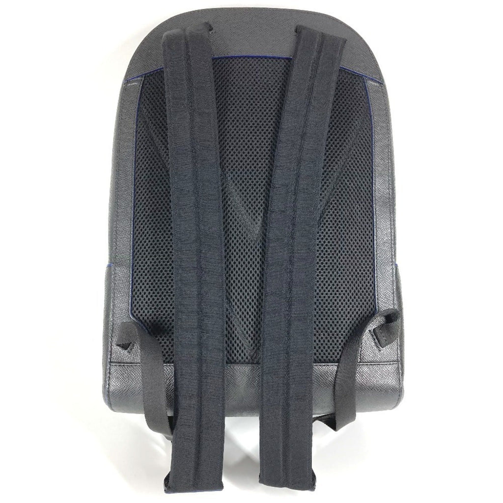 Louis Vuitton Ardoise Bicolor Black Blue Taiga Leather Backpack
