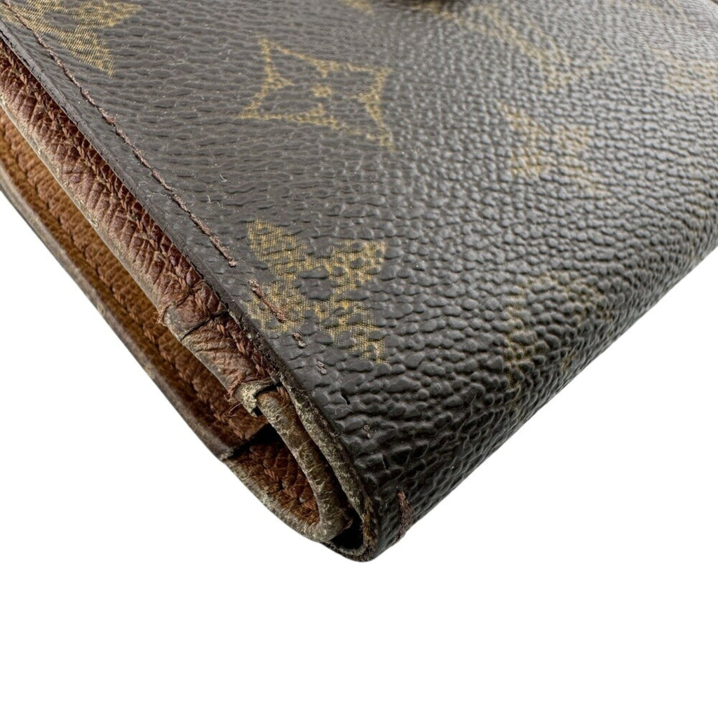 Louis Vuitton Monogram Brown Leather Wallet