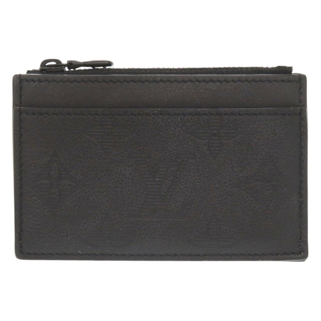 Louis Vuitton Black Monogram Shadow Coin Purse/Coin Case