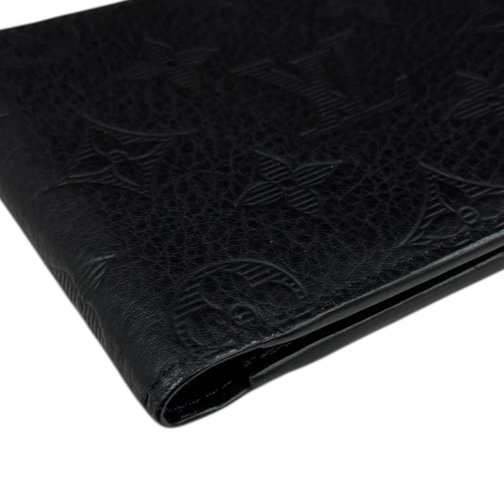 Louis Vuitton Black Leather Wallet
