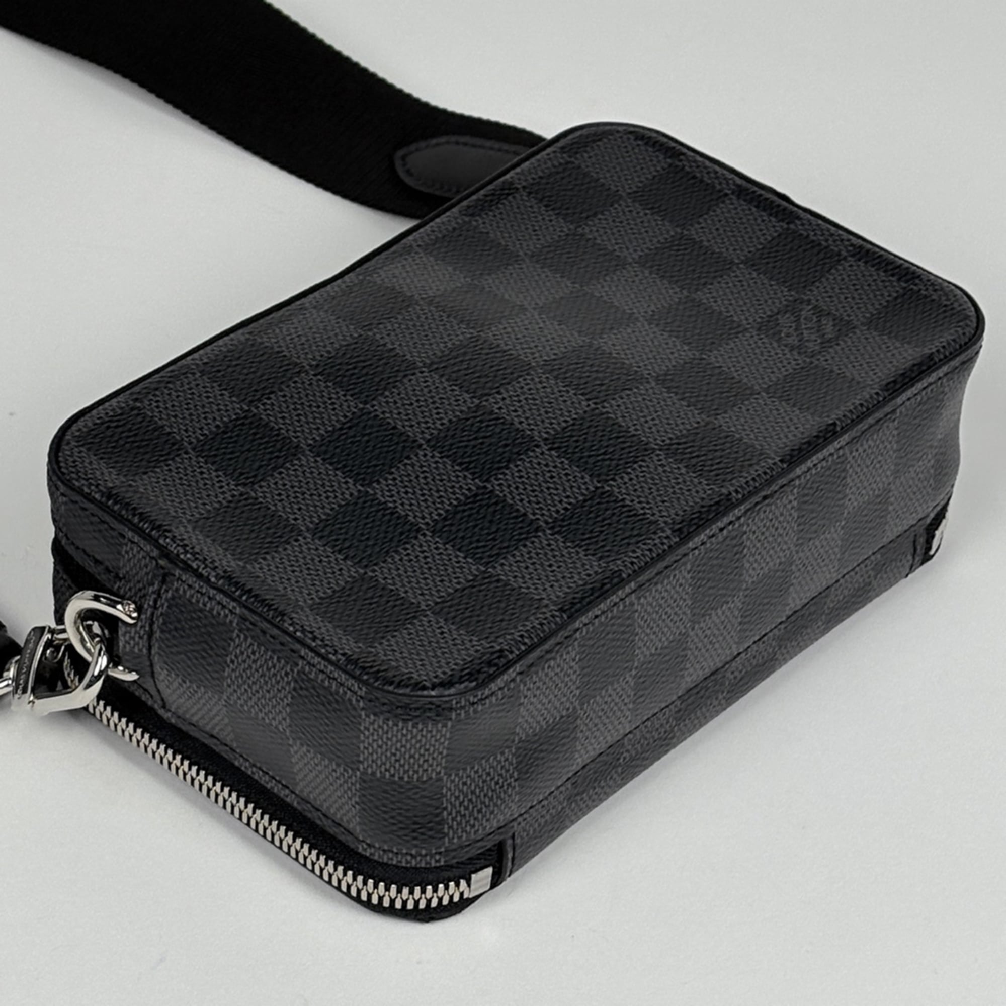 Louis Vuitton Black Noir Damier Graphite Shoulder Bag
