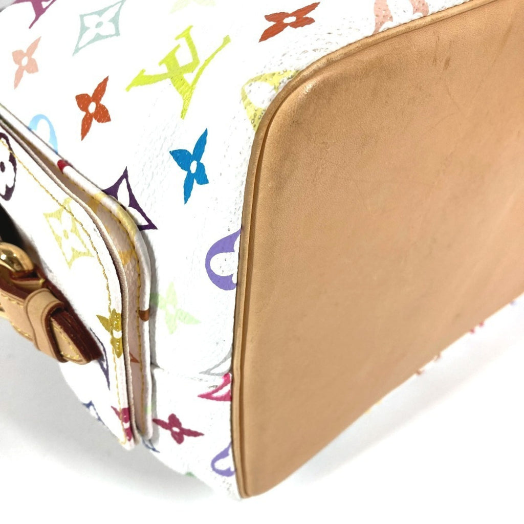 Louis Vuitton Blanc White Monogram Multicolore Shoulder Bag