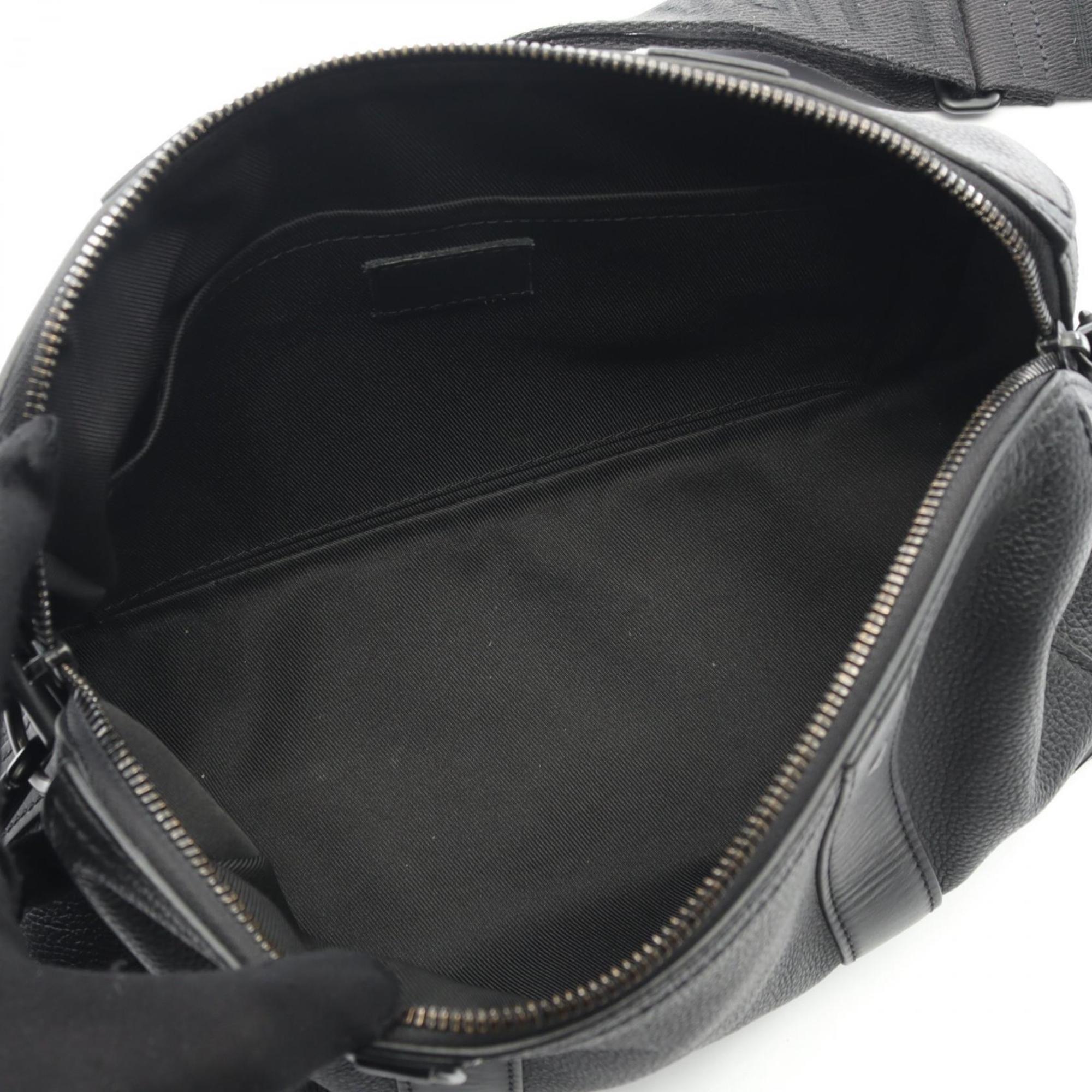 Louis Vuitton Black Leather Shoulder Bag