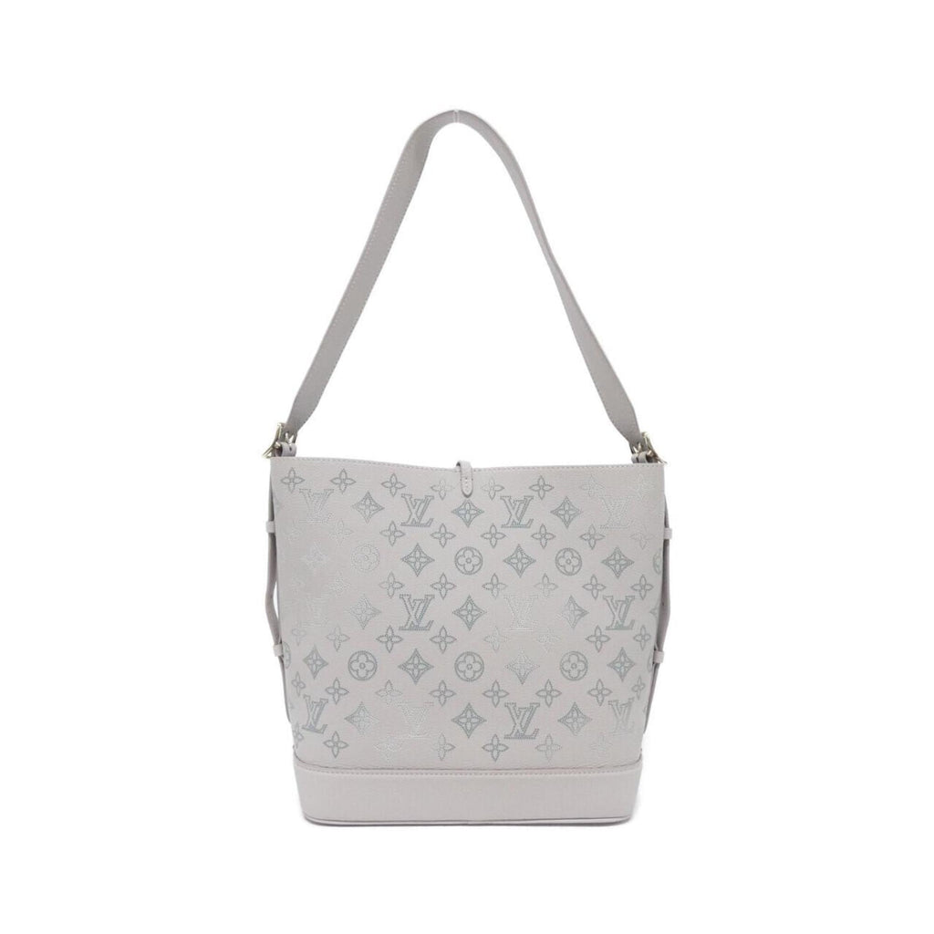 Louis Vuitton Gray Leather Shoulder Bag