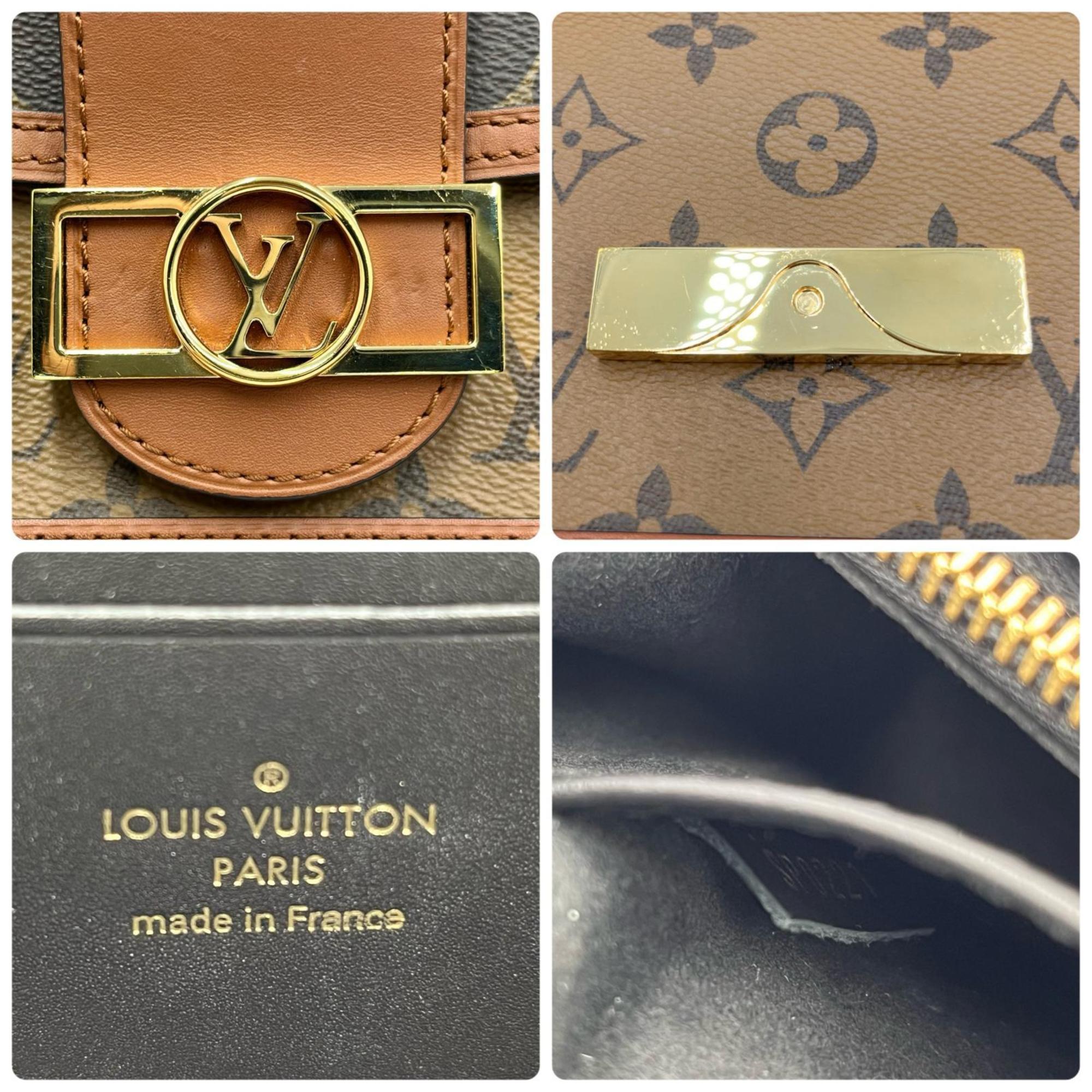 Louis Vuitton Brown Leather Shoulder Bag