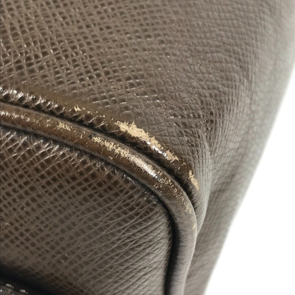 Louis Vuitton Brown Grizzly Taiga Leather Pouch