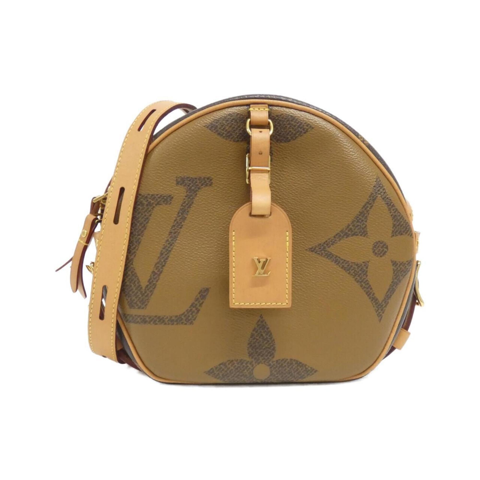 Louis Vuitton Marron Coated Canvas Shoulder Bag