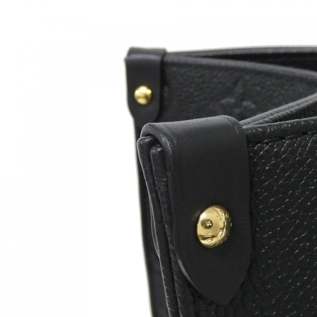 Louis Vuitton Black Leather Handbag