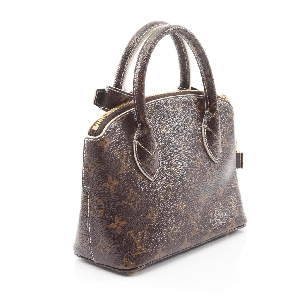 Louis Vuitton Brown Coated Canvas Handbag
