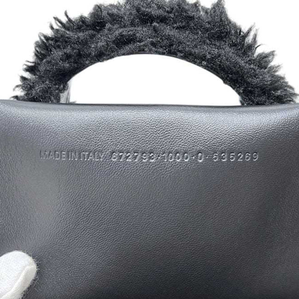 Balenciaga Black Polyester Leather Shoulder