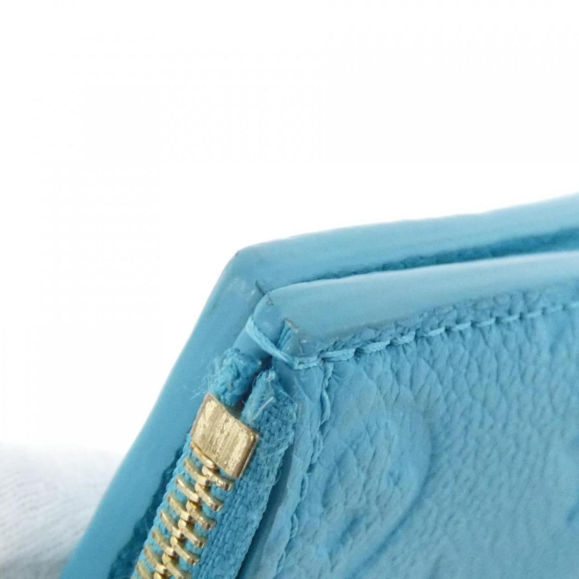 Louis Vuitton Blue Leather Wallet